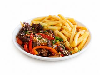 Фри с мясом(300г)