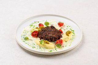 Стейк Аше с сливочным эспумом(280г)