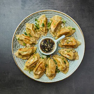 Pan fried pork dumpling
