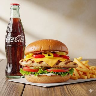 Mega chicken - menù