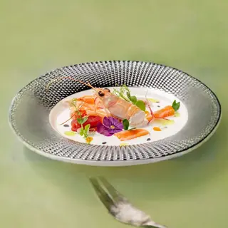 6. Sashimi burrata