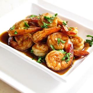 70 Gamberi in salsa chili