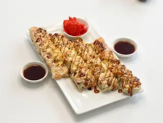 Японская пицца с угрём (450г)