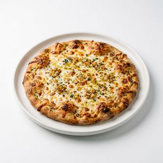Pizza de Pão de Alho com Queijo