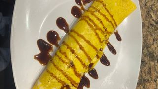 71h. Omelette ripiena di riso saltato con salsa