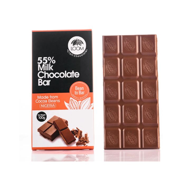 Loom Craft 55% Milk Chocolate Bar 100G