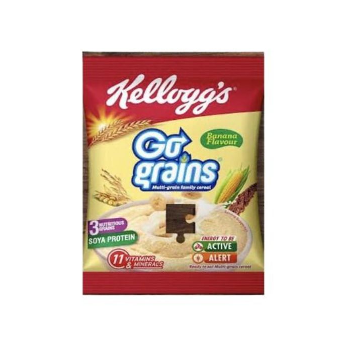 Kellogg's Go Grains Banana Flavour Cereal 40G Sachet
