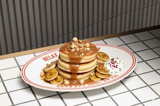 Панкейки с карамелизированным бананом (550г)