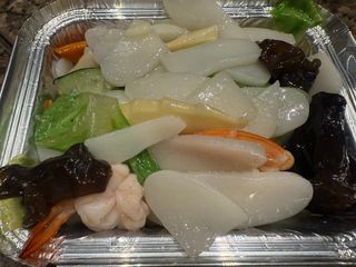 74b. Gnocchi di riso con gamberi