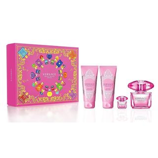 Versace Bright Crystal Absolu Set: 90ml EDP+ 5ml EDP+ 100ml BL+ 100ml Shower Gel