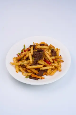 Фри с мясом (400 г)