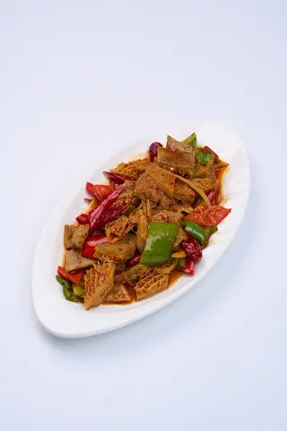 Жареная требуха с перцем (300 г)