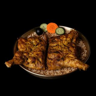 7. BBQ курица с рисом full