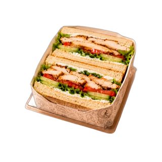 Сэндвич двойной с курицей (220г), 1шт