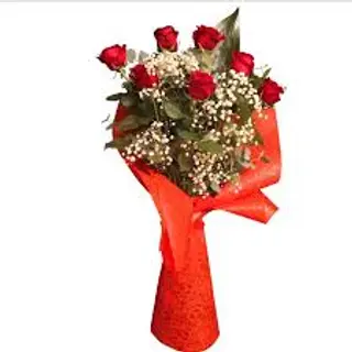 7 Rose rosse