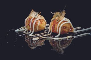815 Polpette di polipo e patate fritte
