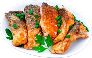 Сазан жареный (350г)
