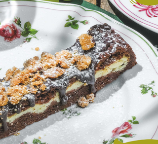 Грузинский шоколадный торт с домашним сыром (150г)