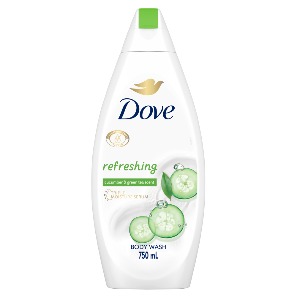 Dove Body Wash Cucumber And Green Tea 750ml