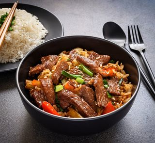 88 Manzo wok con salsa xo