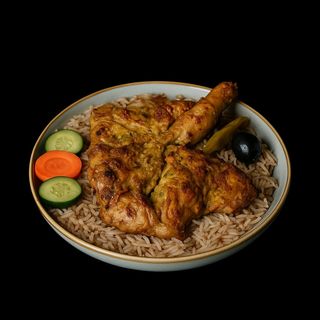 8. BBQ курица с рисом Normal half