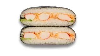 Онигиразу с крабовыми палочками (1шт/200г)