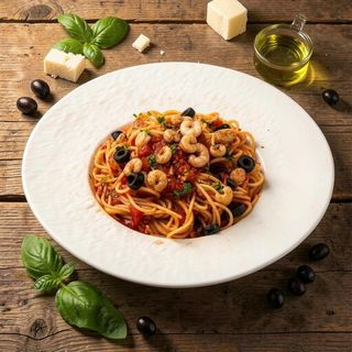Pasta ai Gamberi al Rosso