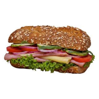 Ham and cheese (with sauce)