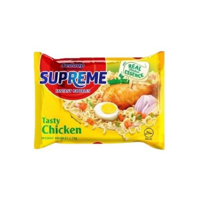 Sedaap Supreme Tasty Chicken Instant Noodle 70G