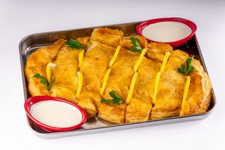 Семга в слоенном тесте (1200г)