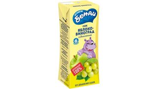 Бонди сок со вкусом яблоко - виноград (0.2 л)