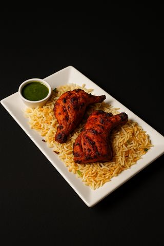 94. Курица в тандыре с рисом (300г)