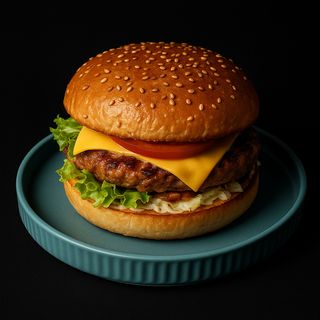 99. Бургер с брынзой