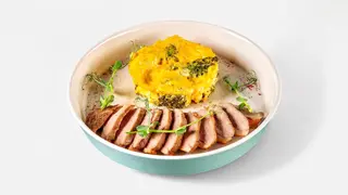 ПП-утиное филе с брокколи под сыром (350г)