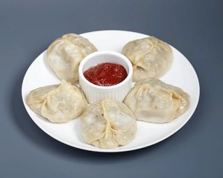 Манты с рубленой говядиной (5шт)