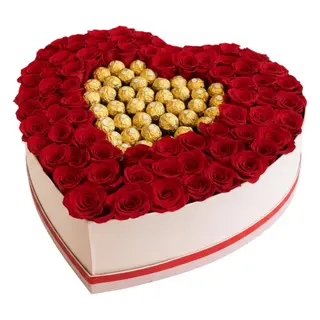 Scarlet Chocolate Heart