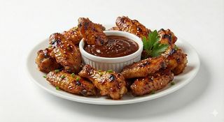 Alitas de pollo bbq
