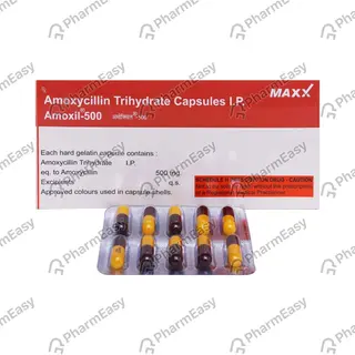 AMOXYCILLIN 500MG *10 STRIP