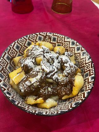 Angioletti fritti alla Nutella