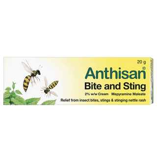 ANTHISAN BITE AND STING CREAM (Mepyramine maleate 2% w/w) 20 gm