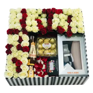 Assorted Rectangular Boxed Floral Hamper