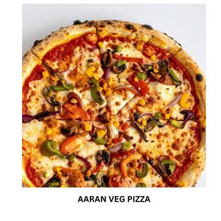 Aaran special veg pizza