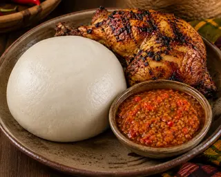 Acassa au Poulet Grillé ou Viande de Bœuf