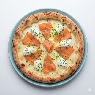 Pizza salmone