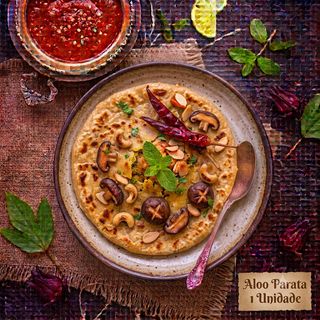 Paratha de Batata 1 Unidade