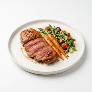 Anatra con verdure