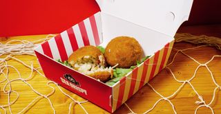 Arancine ai frutti di mare 