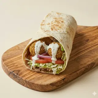Arrotolato falafel