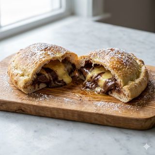 Calzone Nutella e crema