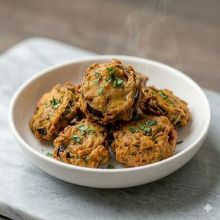 Aubergins pakora